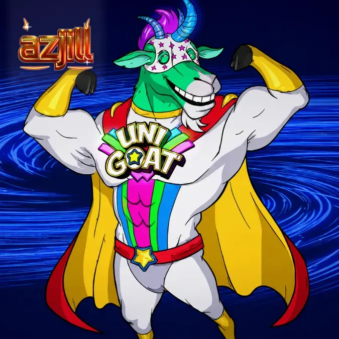Unigoat slot game screen na nagpapakita ng mga makukulay na karakter at collector zone.